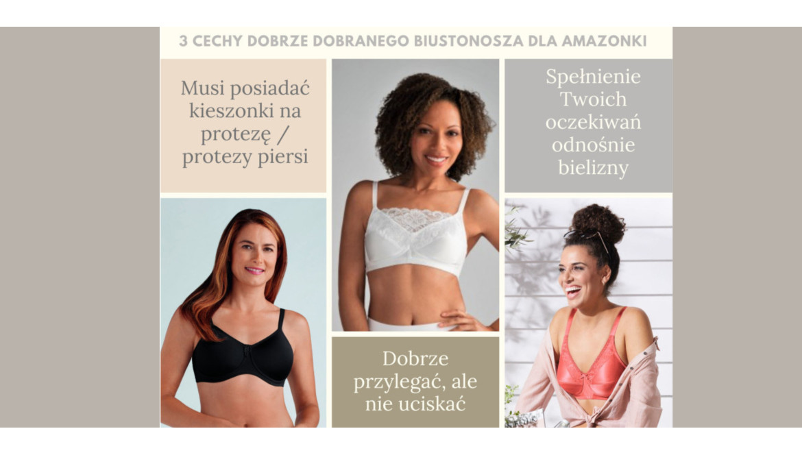 3 cechy dobrze dobranego stanika dla amazonki
